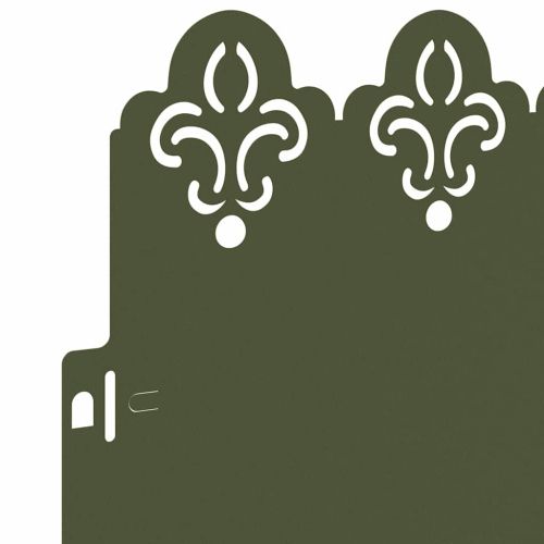 Ограничители за тревни площи 30 pcs Маслинено зелено