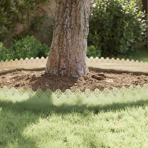 Ограничители за тревни площи 20 pcs Сребрист 103 x 0,05 x 22 см