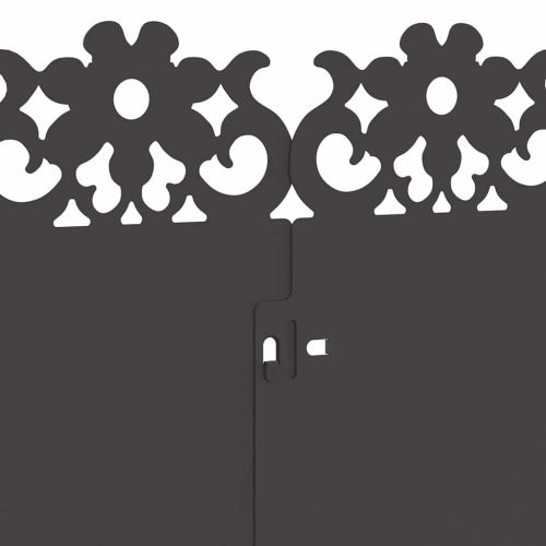 Ограничители за тревни площи 20 pcs Черно 103 x 0,05 x 22 см