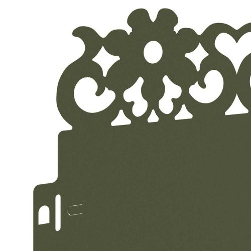 Ограничители за тревни площи 10 pcs Маслинено зелено