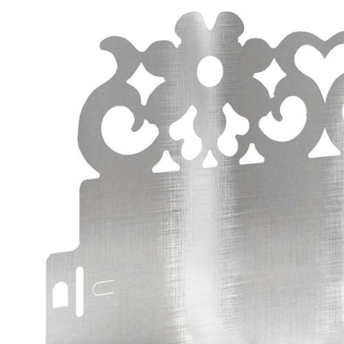 Ограничители за тревни площи 30 pcs Сребрист 103 x 0,05 x 22 см