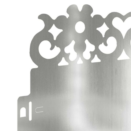 Ограничители за тревни площи 30 pcs Сребрист 103 x 0,05 x 22 см