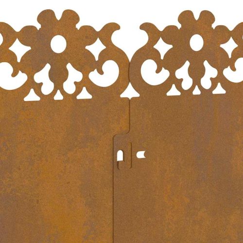 Ограничители за тревни площи 30 pcs Ръждясало