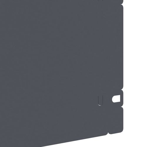 Ограничители за тревни площи 30 pcs Антрацит 103 x 0,05 x 22 см