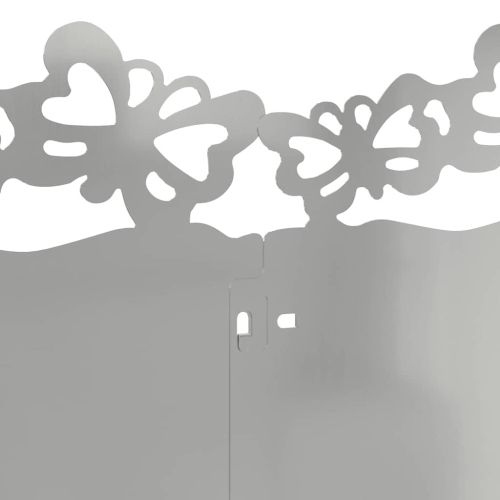 Ограничители за тревни площи 20 pcs Сребрист 103 x 0,05 x 22 см