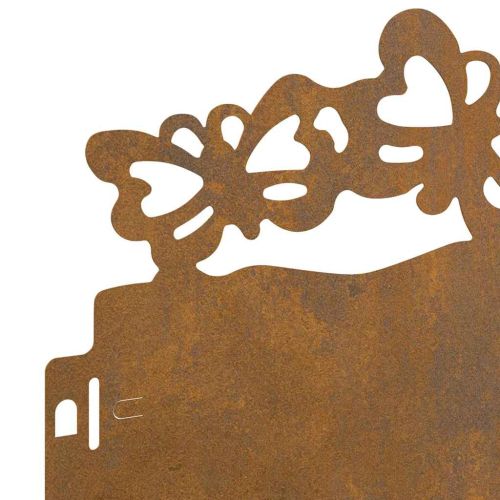 Ограничители за тревни площи 20 pcs Ръждясало