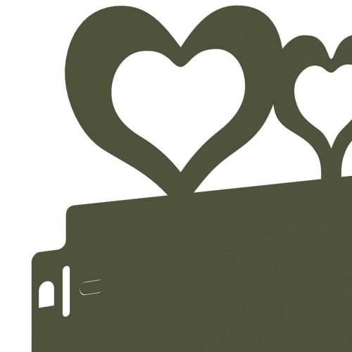 Ограничители за тревни площи 10 pcs Маслинено зелено