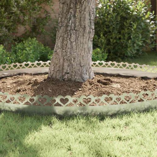 Ограничители за тревни площи 20 pcs Сребрист 103 x 0,05 x 22 см