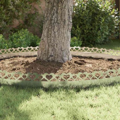 Ограничители за тревни площи 30 pcs Сребрист 103 x 0,05 x 22 см