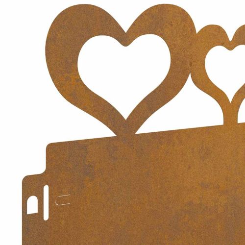 Ограничители за тревни площи 20 pcs Ръждясало