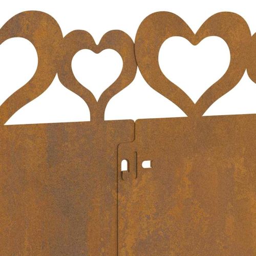 Ограничители за тревни площи 30 pcs Ръждясало