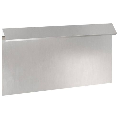 Оградка за охлюви 16 pcs Сребрист 50 x 3,5 x 25 см