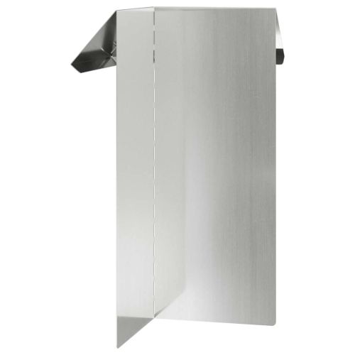 Оградка за охлюви 4 pcs Сребрист 13,5 x 13,5 x 25 см