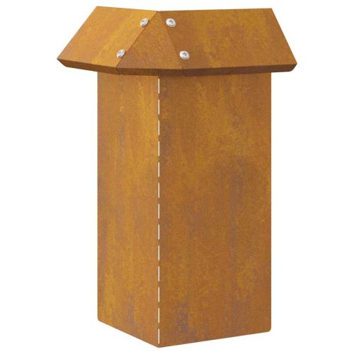 Оградка за охлюви Ръждясало 13,5 x 13,5 x 25 см