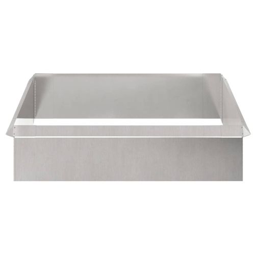 Огради за охлюви 8 pcs Сребрист Неръждаема стомана