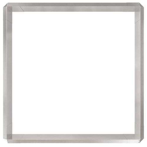 Огради за охлюви 8 pcs Сребрист Неръждаема стомана