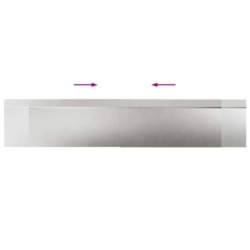 Огради за охлюви 8 pcs Сребрист Неръждаема стомана