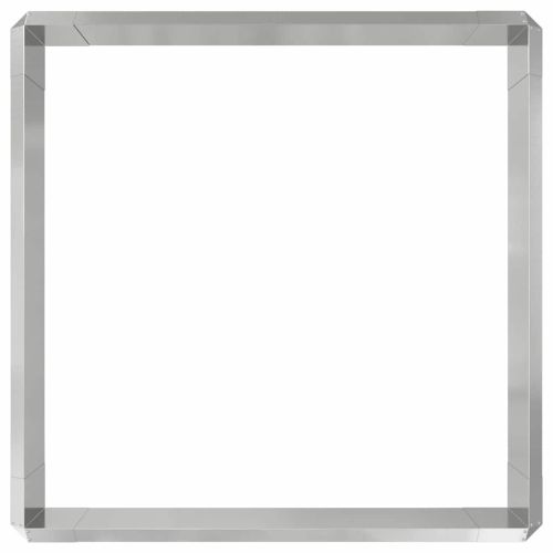 Огради за охлюви 8 pcs Сребрист Галванизирана стомана