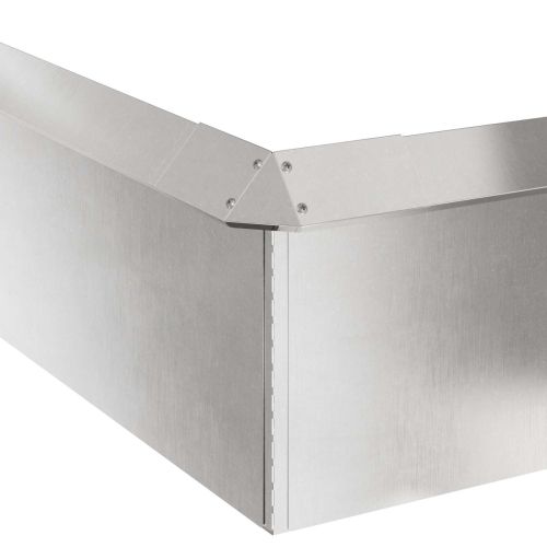 Огради за охлюви 12 pcs Сребрист Неръждаема стомана