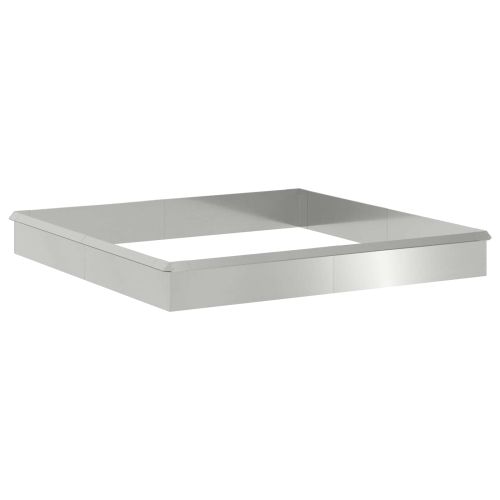 Огради за охлюви 12 pcs Сребрист Галванизирана стомана