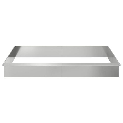 Огради за охлюви 12 pcs Сребрист Галванизирана стомана