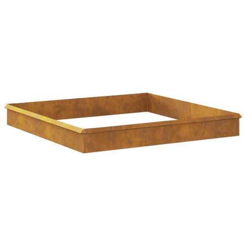 Огради за охлюви 12 pcs Ръждясало Патинираща стомана