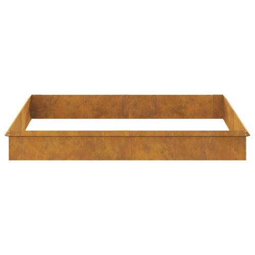 Огради за охлюви 12 pcs Ръждясало Патинираща стомана