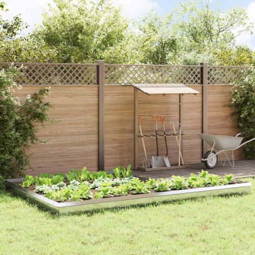 Огради за охлюви 16 pcs Сребрист Неръждаема стомана