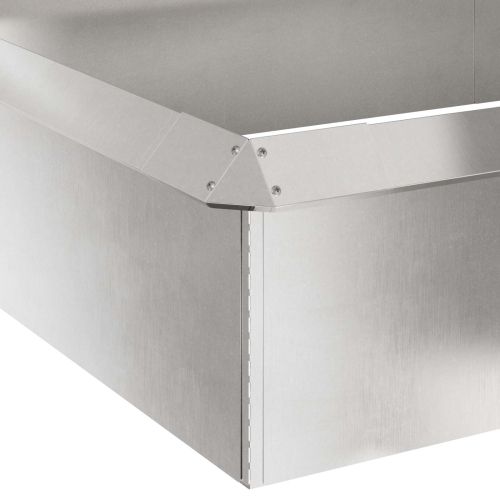 Огради за охлюви 16 pcs Сребрист Неръждаема стомана