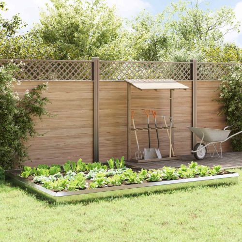 Огради за охлюви 16 pcs Сребрист Галванизирана стомана