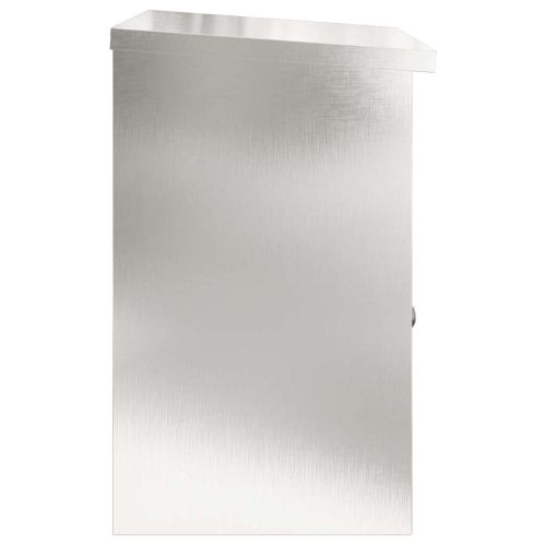 Пощенска кутия за пратки със съхранение Черно 47.5 x 38 x 59 см