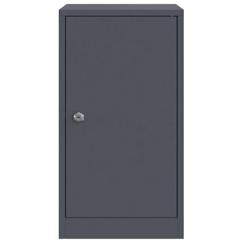 Пощенска кутия със съхранение Антрацит 30 x 20 x 55 см Стомана