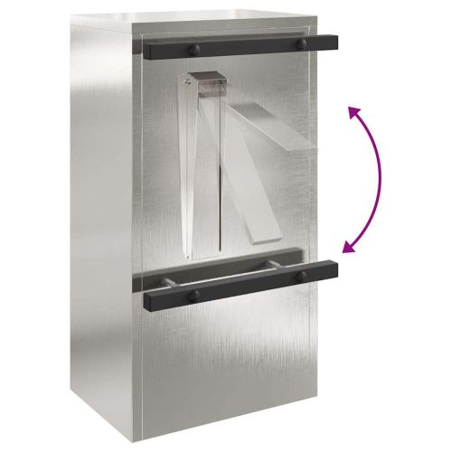 Пощенска кутия Сребрист 30 x 20 x 55 см Неръждаема стомана