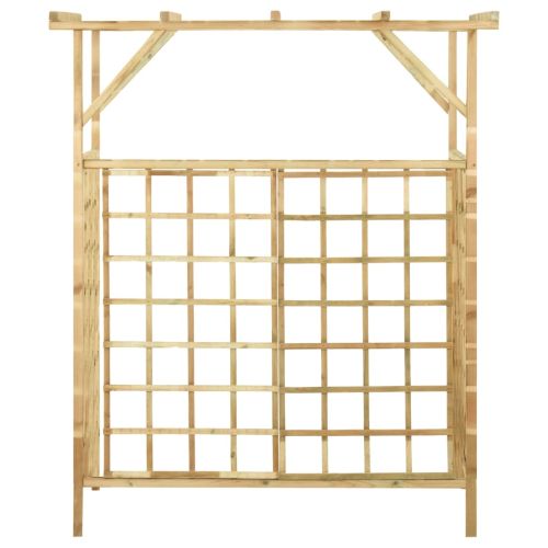 Градинска пергола за два коша, импрегнирано борово дърво