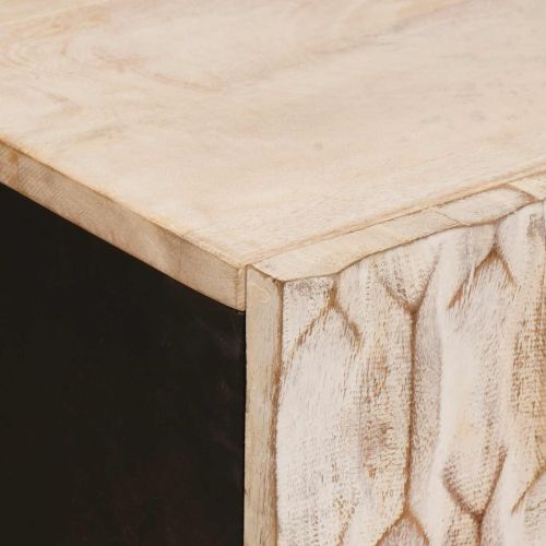 Комплекти за баня Финал на бяло измиване Солидно мангово дърво