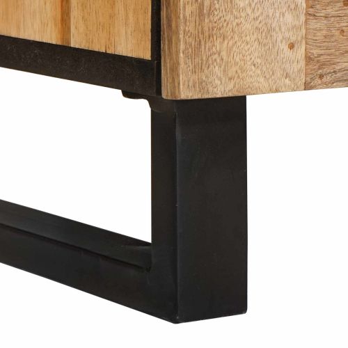 Служебен шкаф Кафяво Солидно мангово дърво