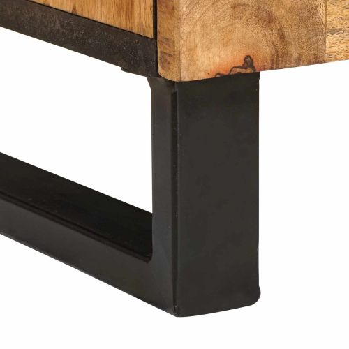 Комплекти за баня с врата Естествен Солидно мангово дърво