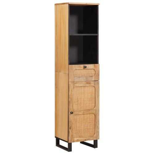 Комплекти за баня с чекмедже Естествен Солидно мангово дърво