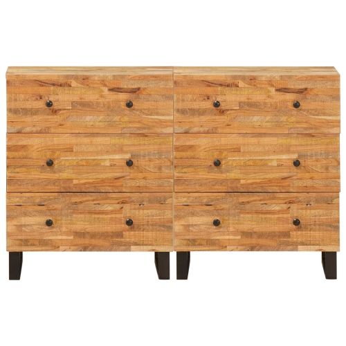 Служебен шкаф Кафяво Солидно мангово дърво