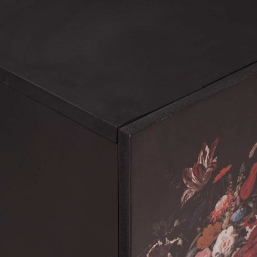 Комплект шкафове за баня с врата 2 pcs Солидно мангово дърво