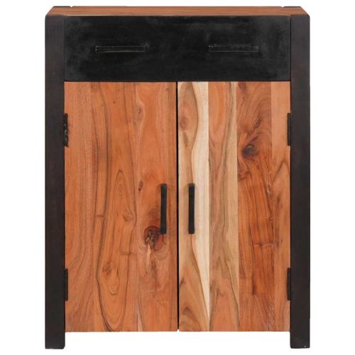 Служебен шкаф с чекмедже 2 pcs Кафяво 110 x 30 x 75 см