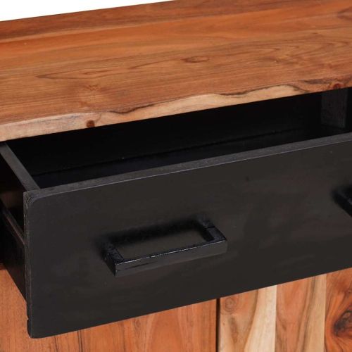 Служебен шкаф с чекмедже 2 pcs Кафяво 110 x 30 x 75 см