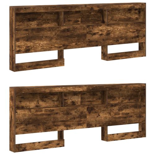 Табла за съхранение с рафт Димян дъб 180 cm Инженерно дърво