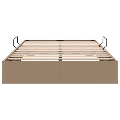 Легло с място за съхранение Капучино 120 x 200 cm Изкуствена