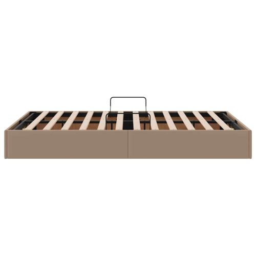 Легло с място за съхранение Капучино 120 x 200 cm Изкуствена