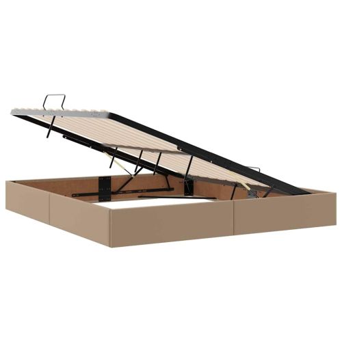 Легло с място за съхранение Капучино 160 x 200 cm Изкуствена