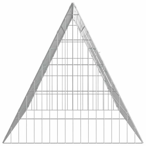 Клетка за пилета Сребрист 215 x 55 x 55 см