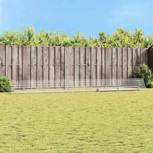 Клетка за пилета Сребрист 650 x 55 x 55 см