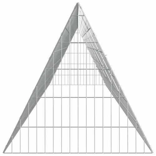 Клетка за пилета Сребрист 650 x 55 x 55 см