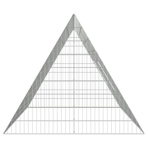 Клетка за пилета Сребрист 215 x 100 x 85 см